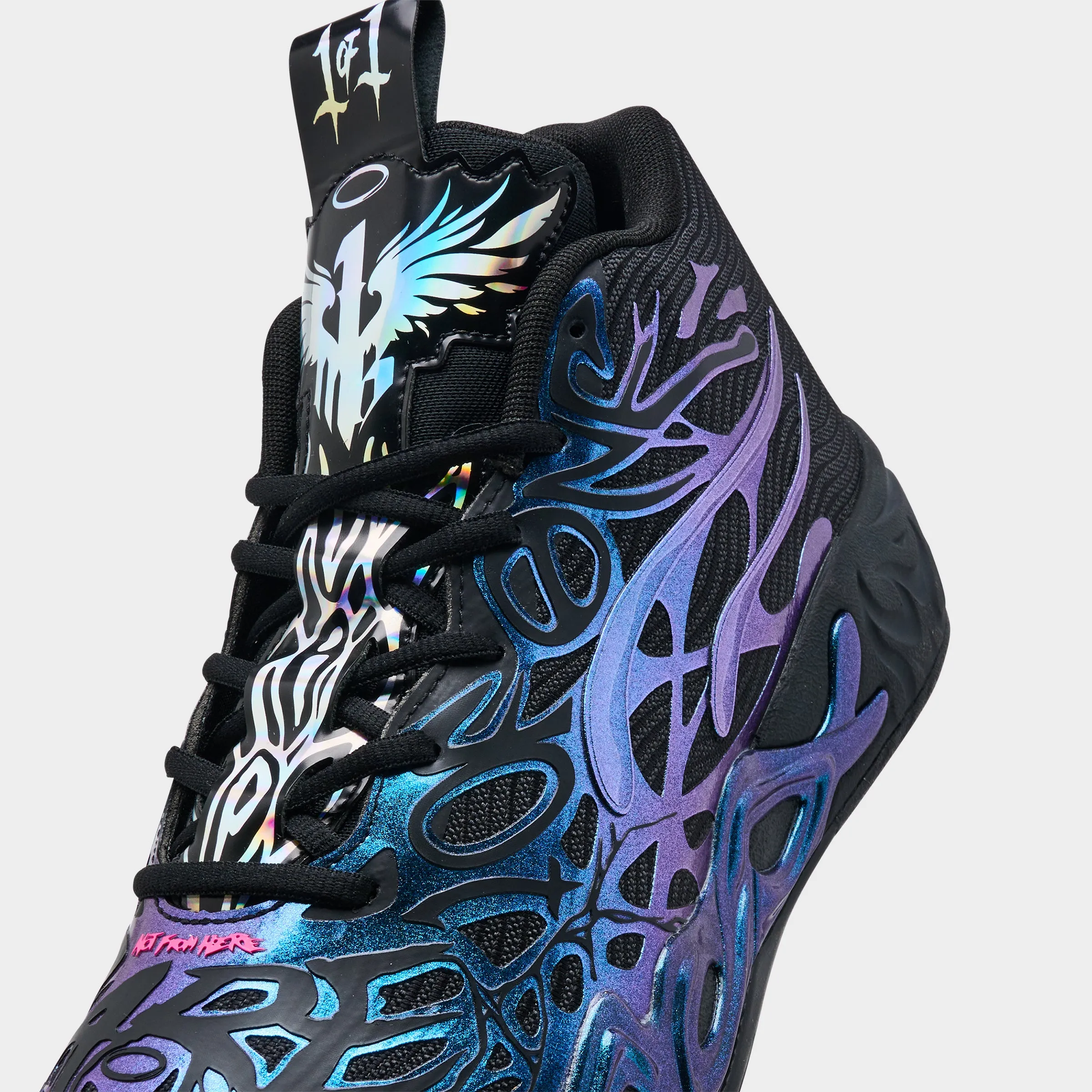 Quick Response Shoes PUMA Melo 4 "Reflections" Black / Ravish