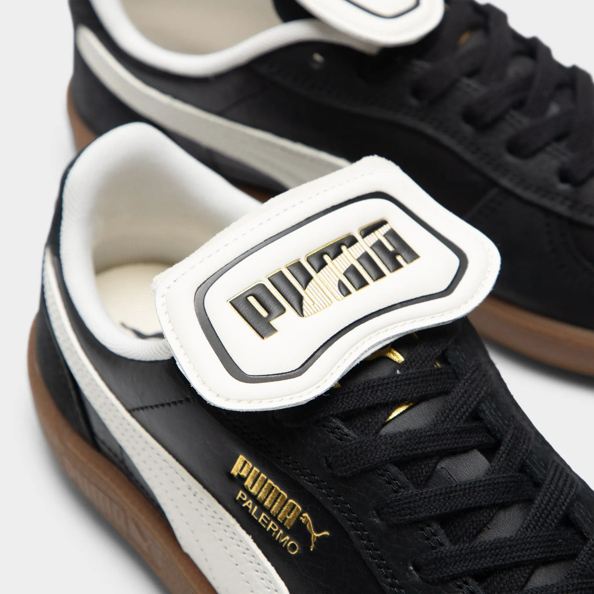 PUMA Palermo Premium Black / Warm White All Day Sports Driven