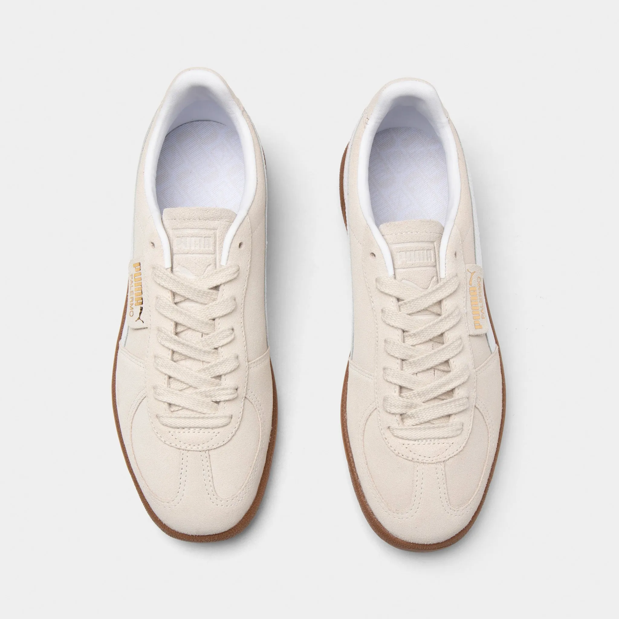 Shock Dissipating Midsole Rolling Motion PUMA Palermo Tan / White