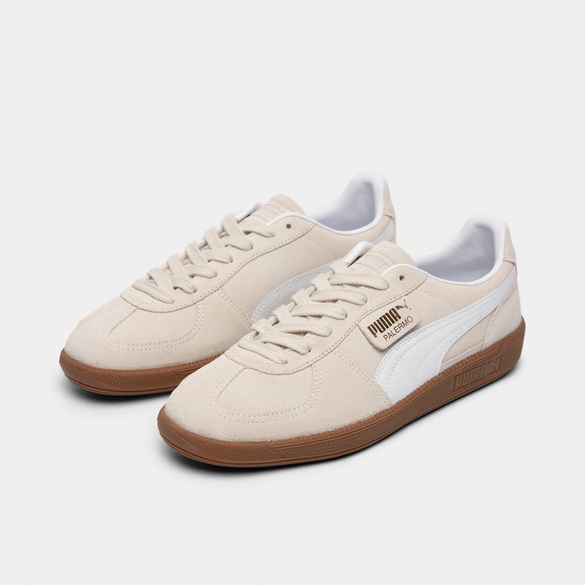 PUMA Palermo Tan / White most slip-resistant least work