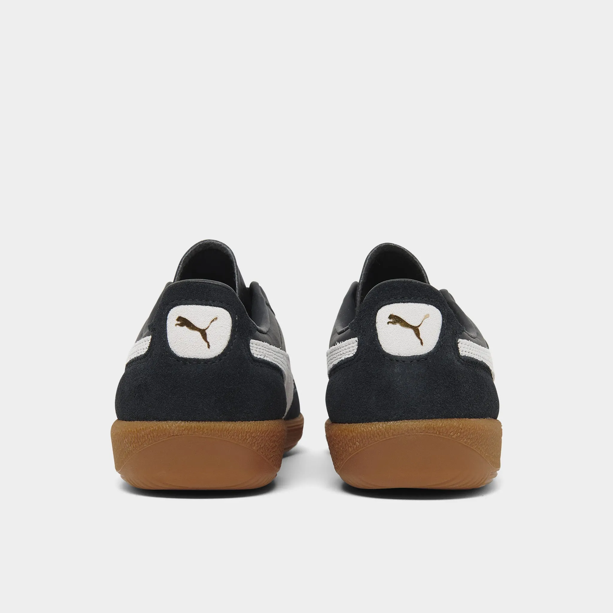 No Effort Minimal Pressure PUMA Women's Palermo Leather Black / Feather Gray - Gum