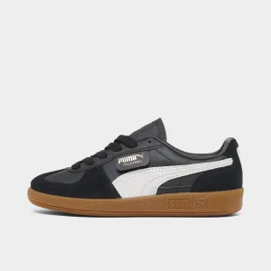PUMA Women's Palermo Leather Black / Feather Gray - Gum Any Terrain