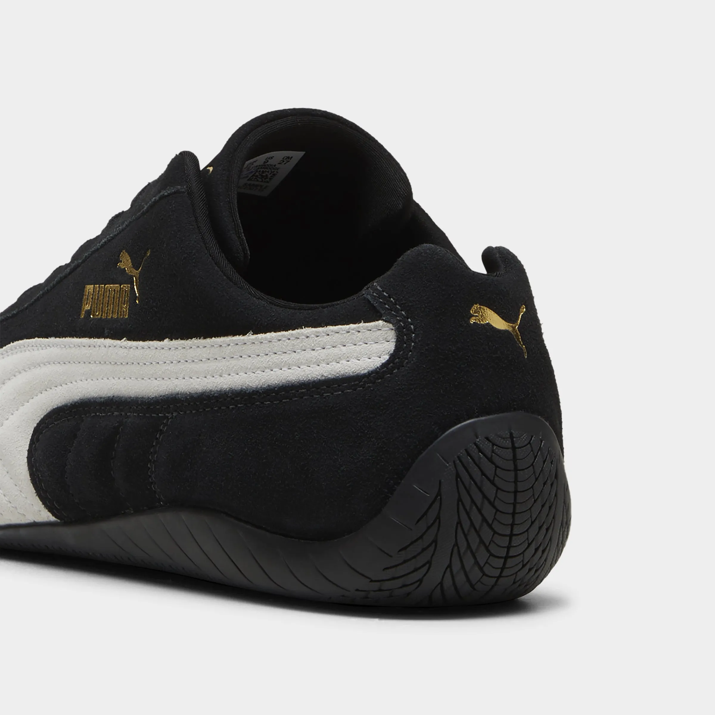 PUMA Women's Speedcat OG Black / White foldable