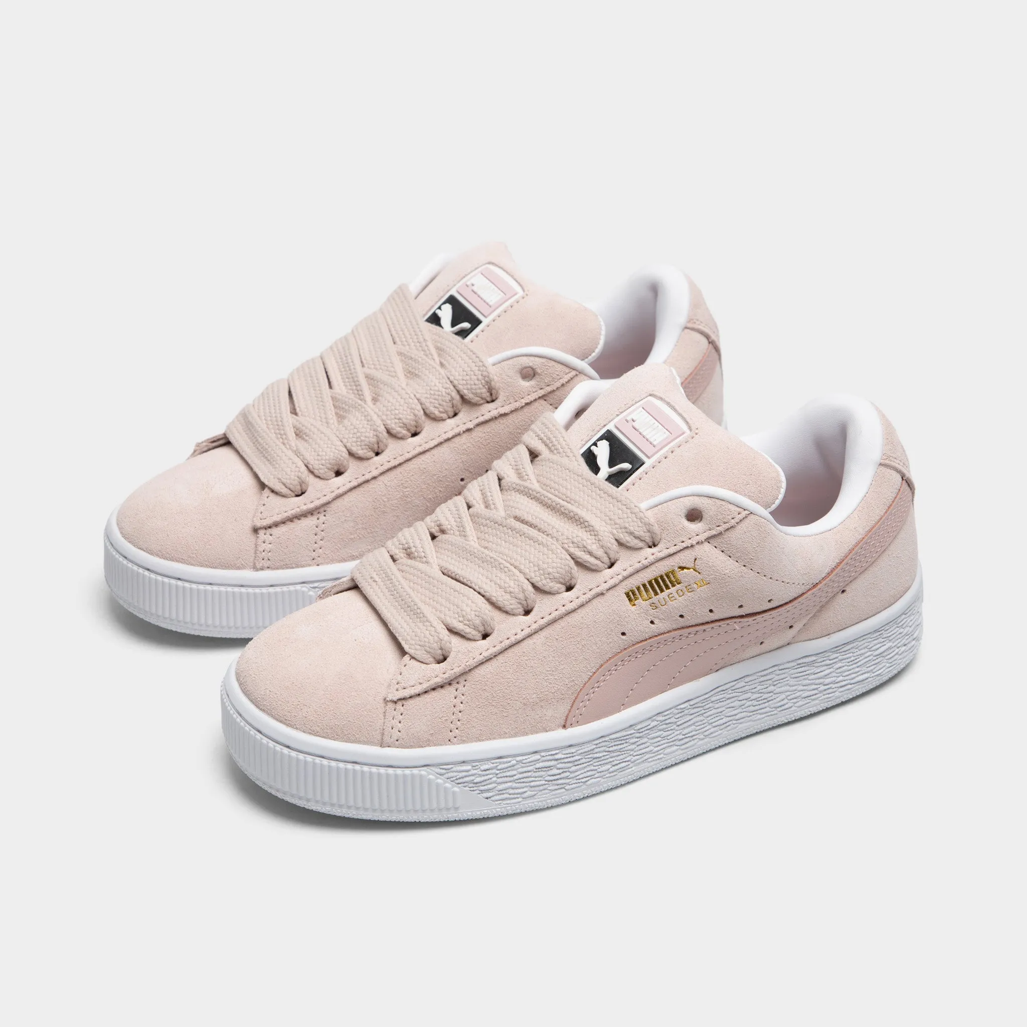 PUMA Women's Suede XL Island Pink / Mauve Mist Soft Entry Ergonomic Last Design