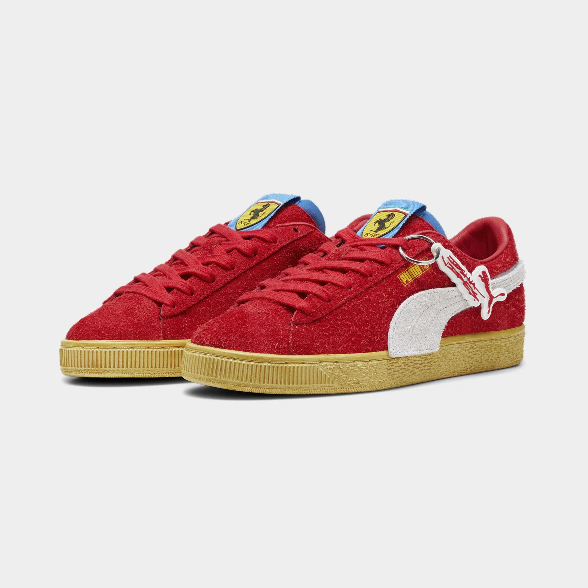 Trending Style Hollowed Out Panels PUMA x Scuderia Ferrari x Joshua Vides Suede / Rosso Corsa