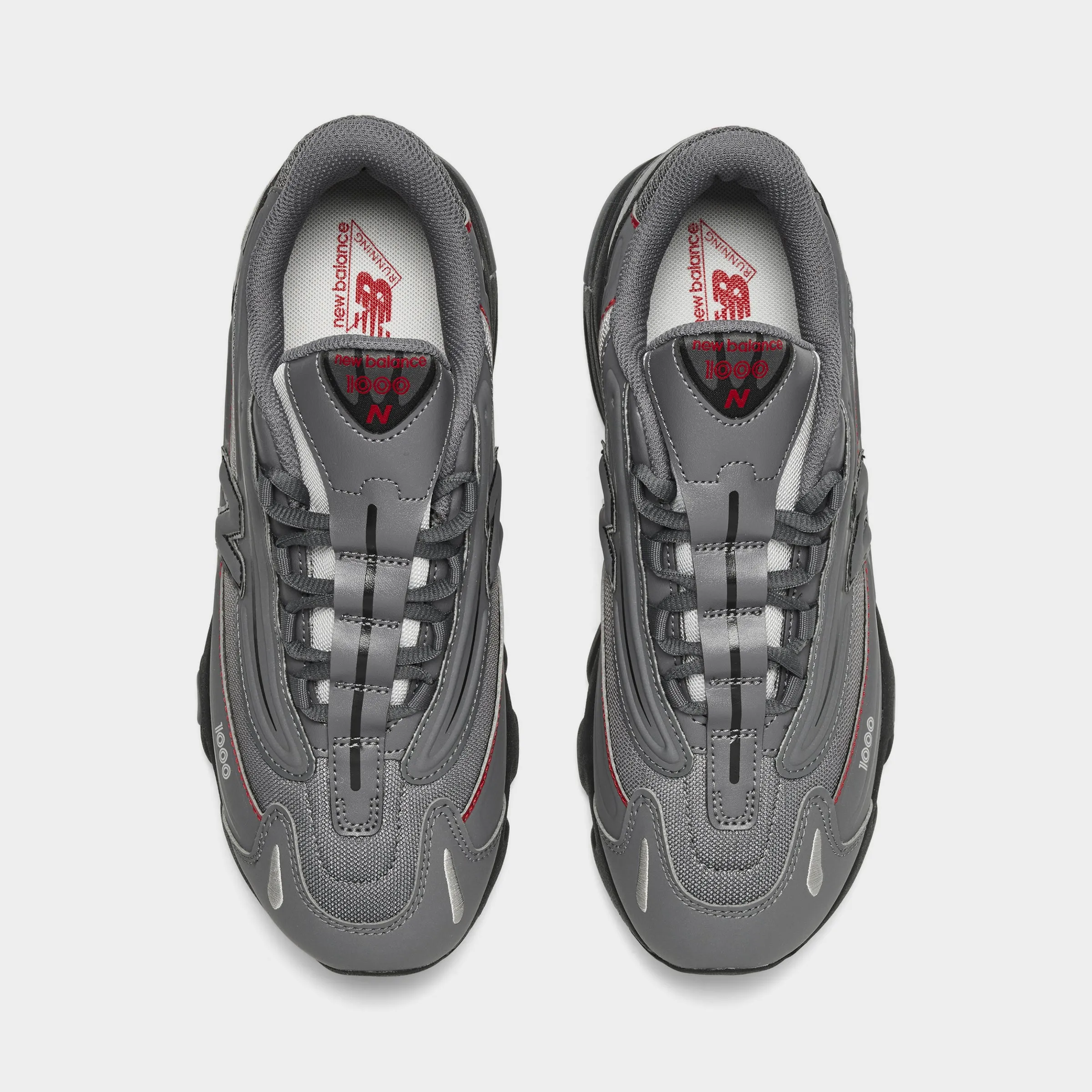 Flex Forged Sole Design New Balance Juniors' 1000 Castlerock / Team Red