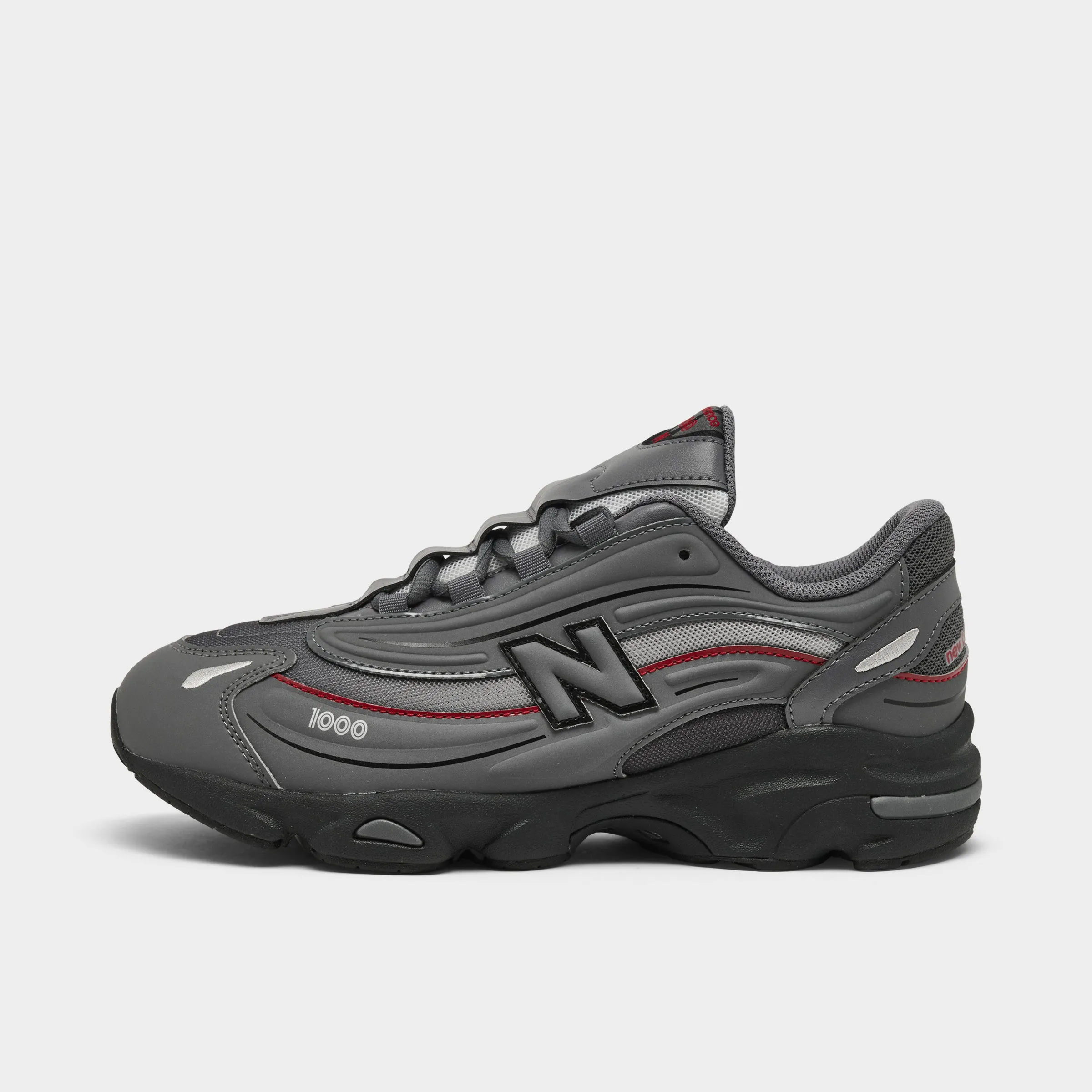 New Balance Juniors' 1000 Castlerock / Team Red Fit Profile Flexible Traction