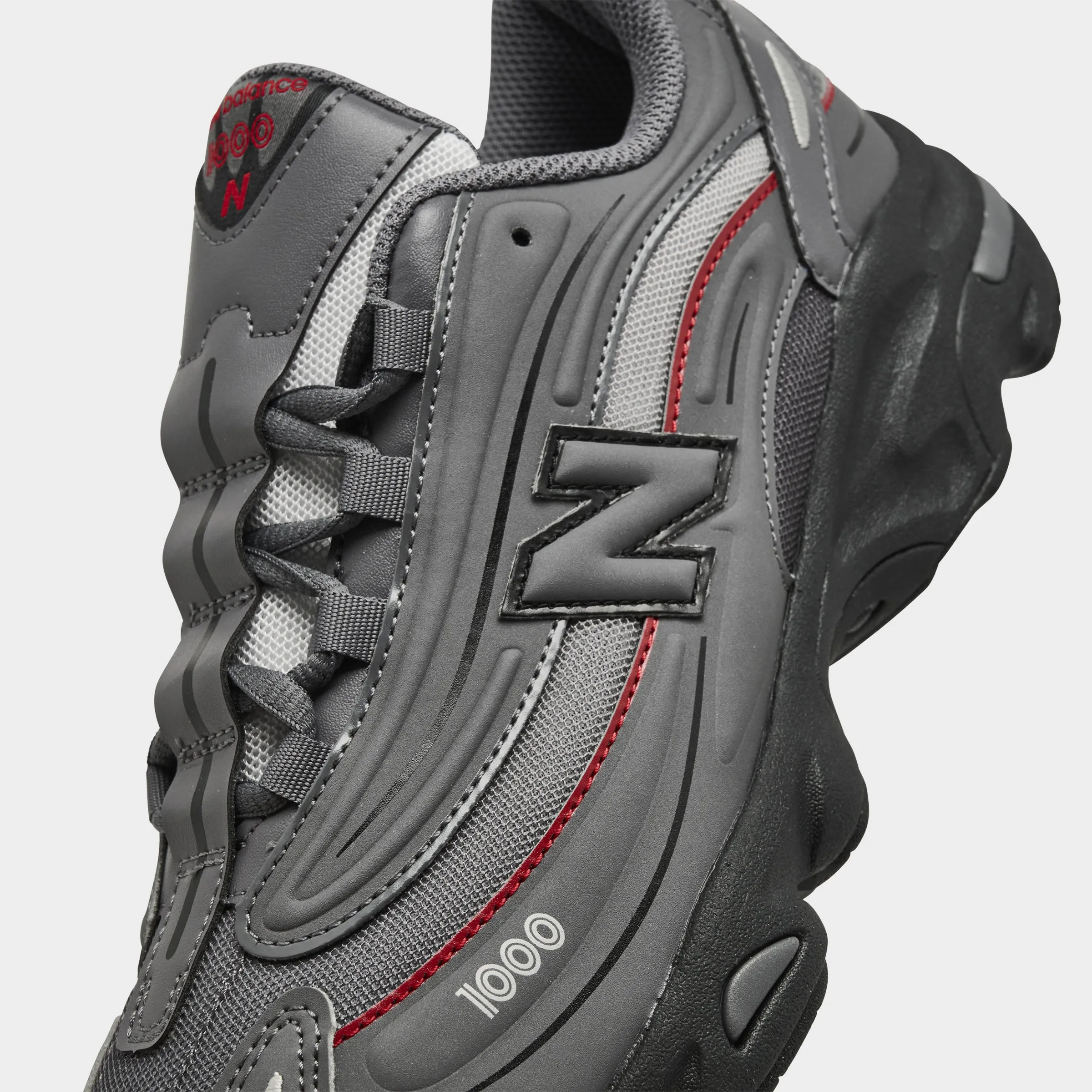 New Balance Juniors' 1000 Castlerock / Team Red Rollbar Stabilizer Ultra Soft Insole