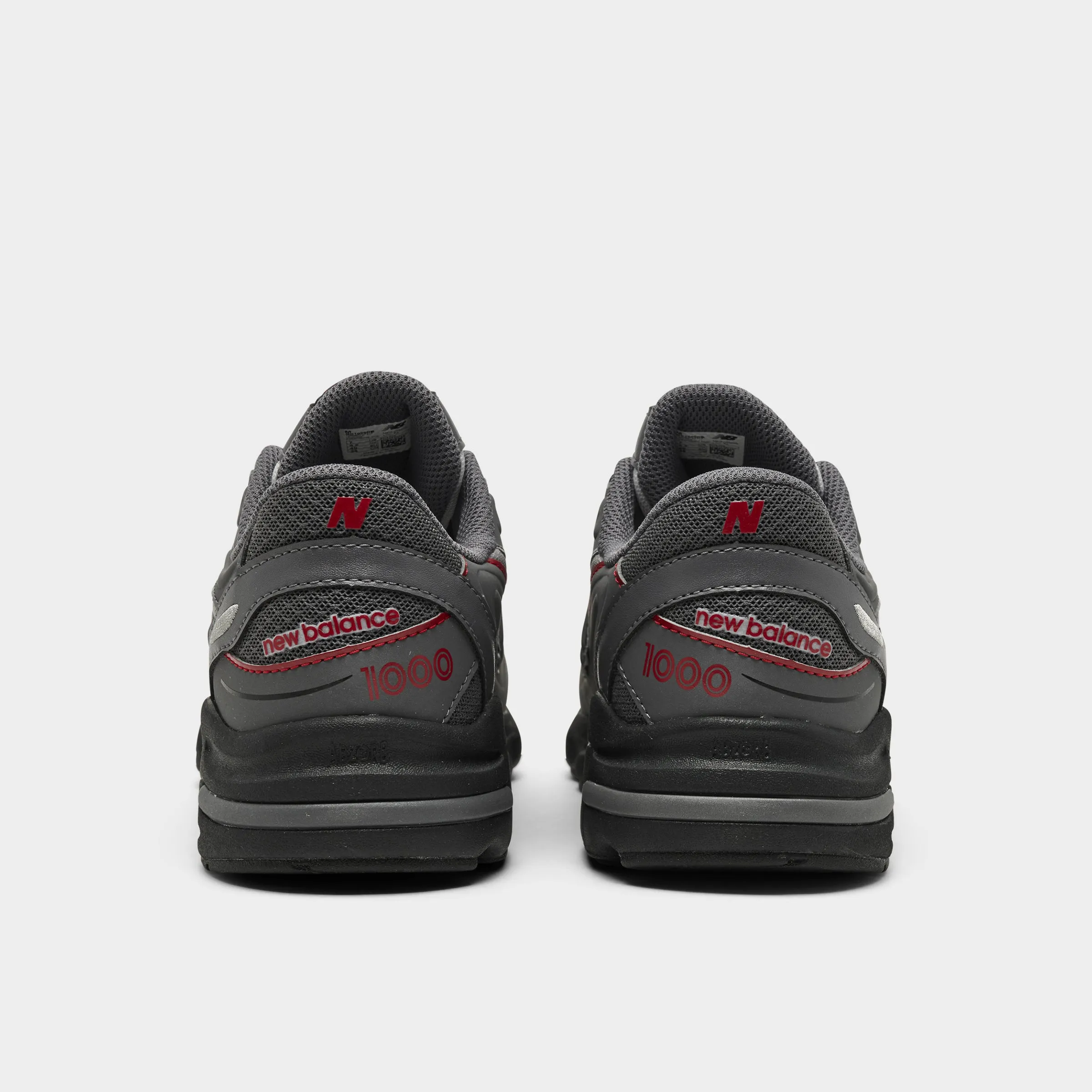 Flexible sole construction New Balance Juniors' 1000 Castlerock / Team Red
