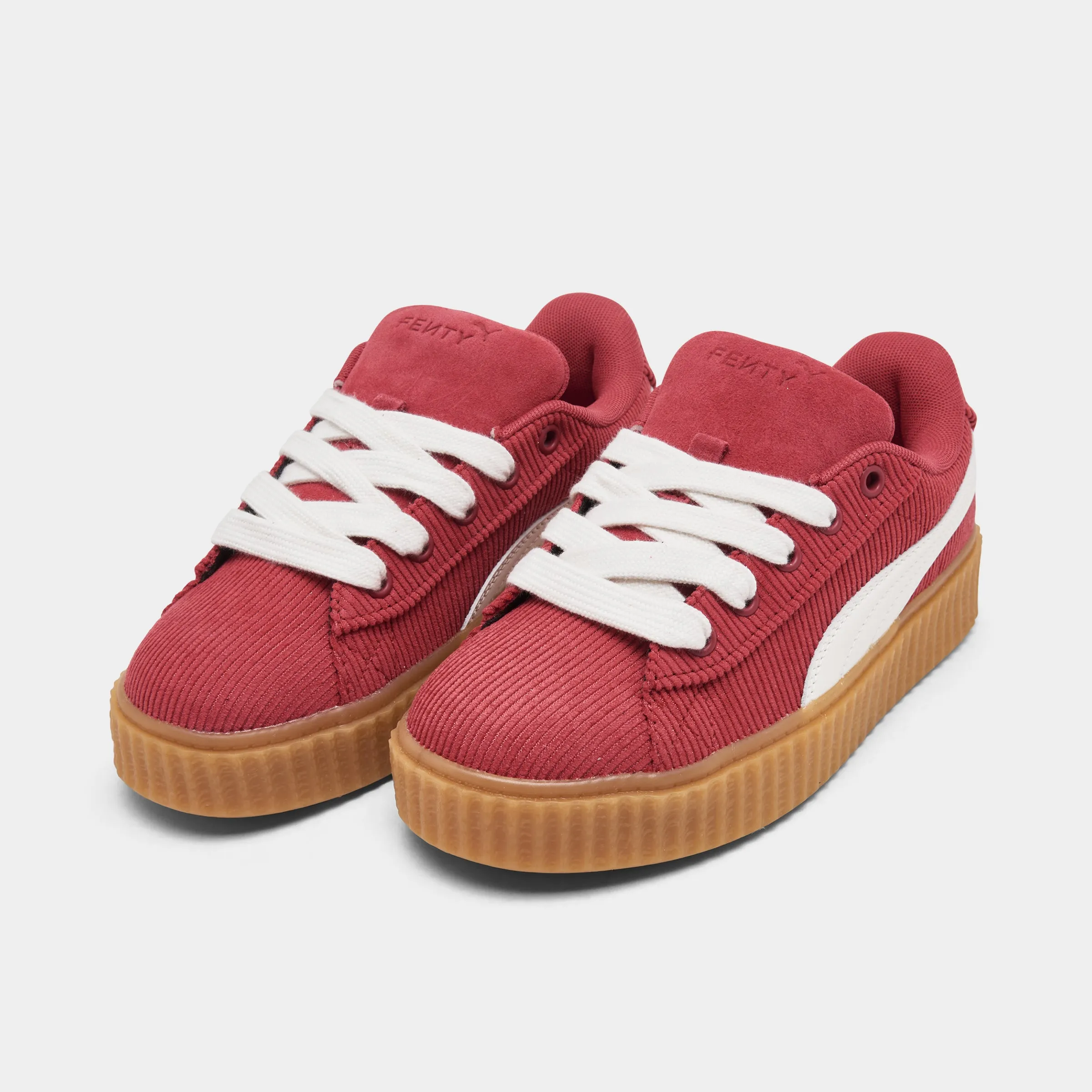 Streamlined wear Street Wear PUMA x FENTY Childrens' Creeper Phatty Corduroy Club Red / Warm White - Gum