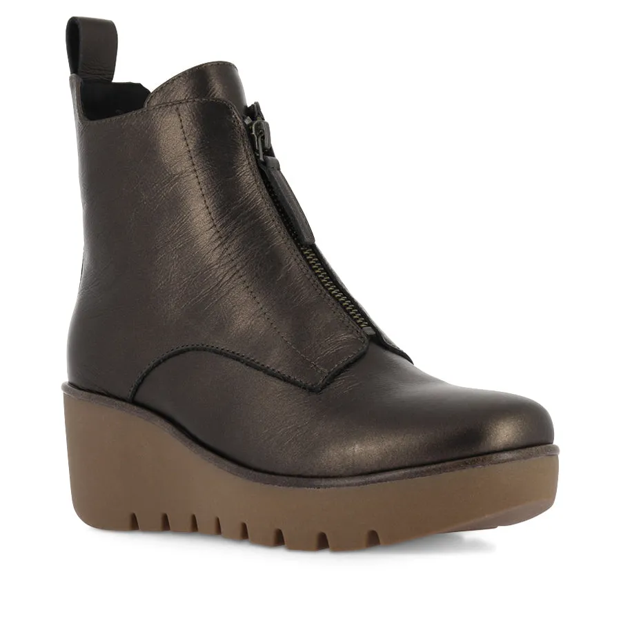 Glow Run PYKE - PEWTER LEATHER
