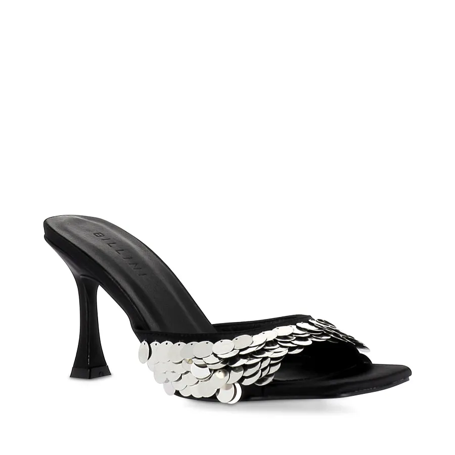 French Charm Lace Touch QIRIN - BLACK SATIN-SEQUIN