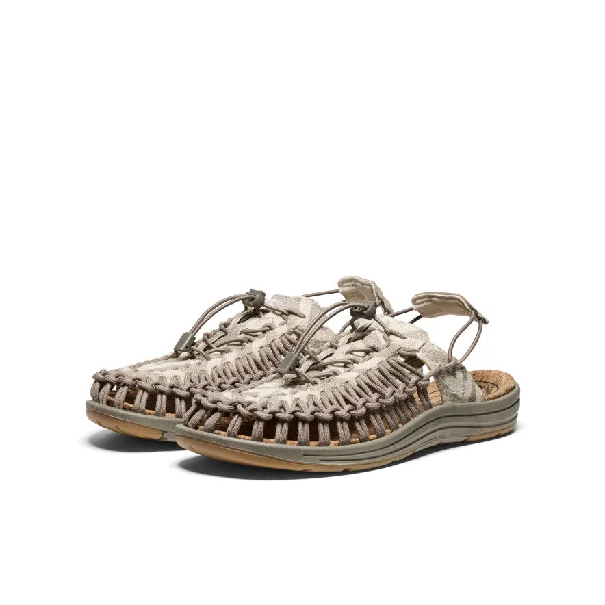 All Gender UNEEK II Convertible Canvas Sneaker  |  Brindle/Natural Premium Tailored Design