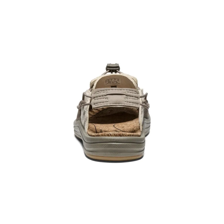 All Gender UNEEK II Convertible Canvas Sneaker  |  Brindle/Natural Open-toe