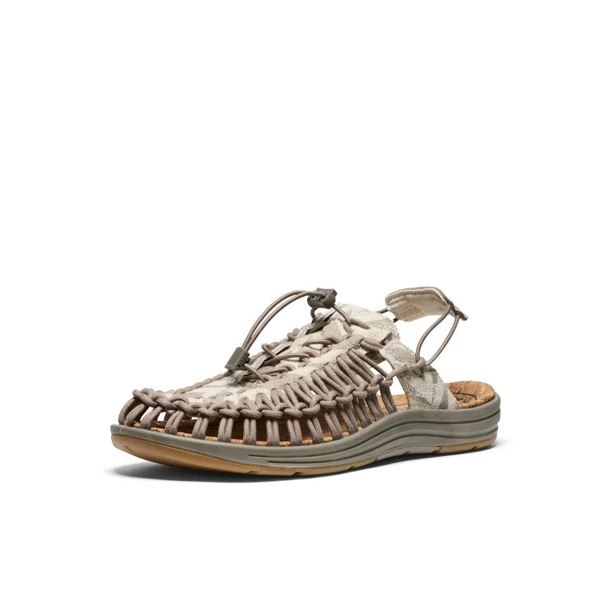 dancers' Shock-absorbent arch All Gender UNEEK II Convertible Canvas Sneaker  |  Brindle/Natural