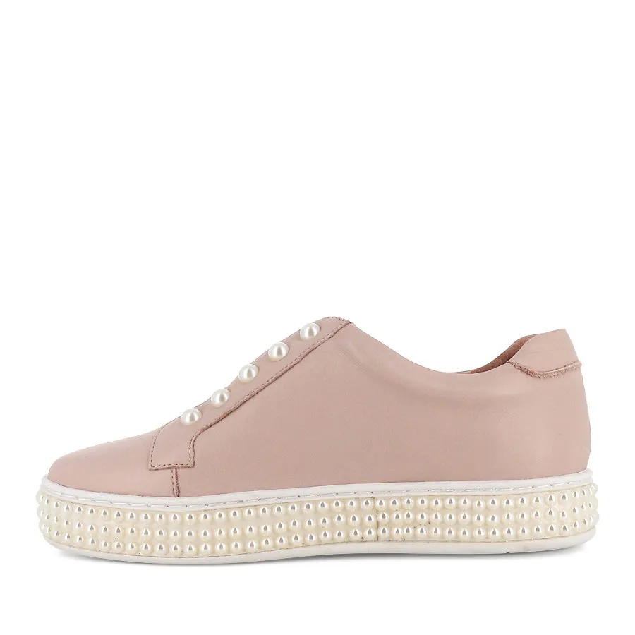 QUEMPO - DUSTY PINK LEATHER Shock Dissipating Easy Motion