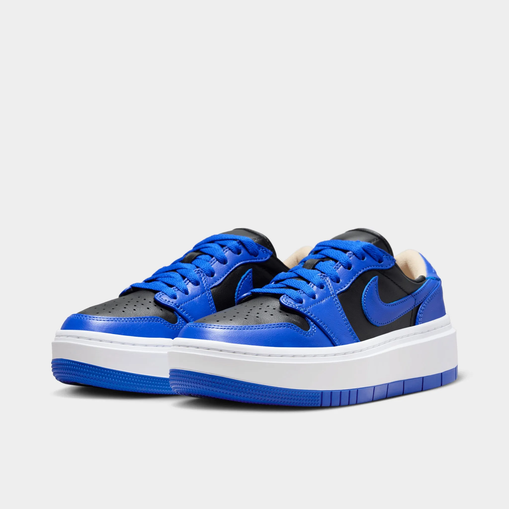 Jordan Women's 1 Elevate Low Black / Hyper Royal - White Better Form Ventilated Footbed System
