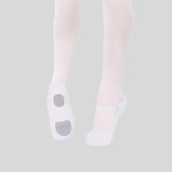 Ultra-soft cushioning CAPEZIO HANAMI WHITE BALLET SLIPPER - ADULT #2037W