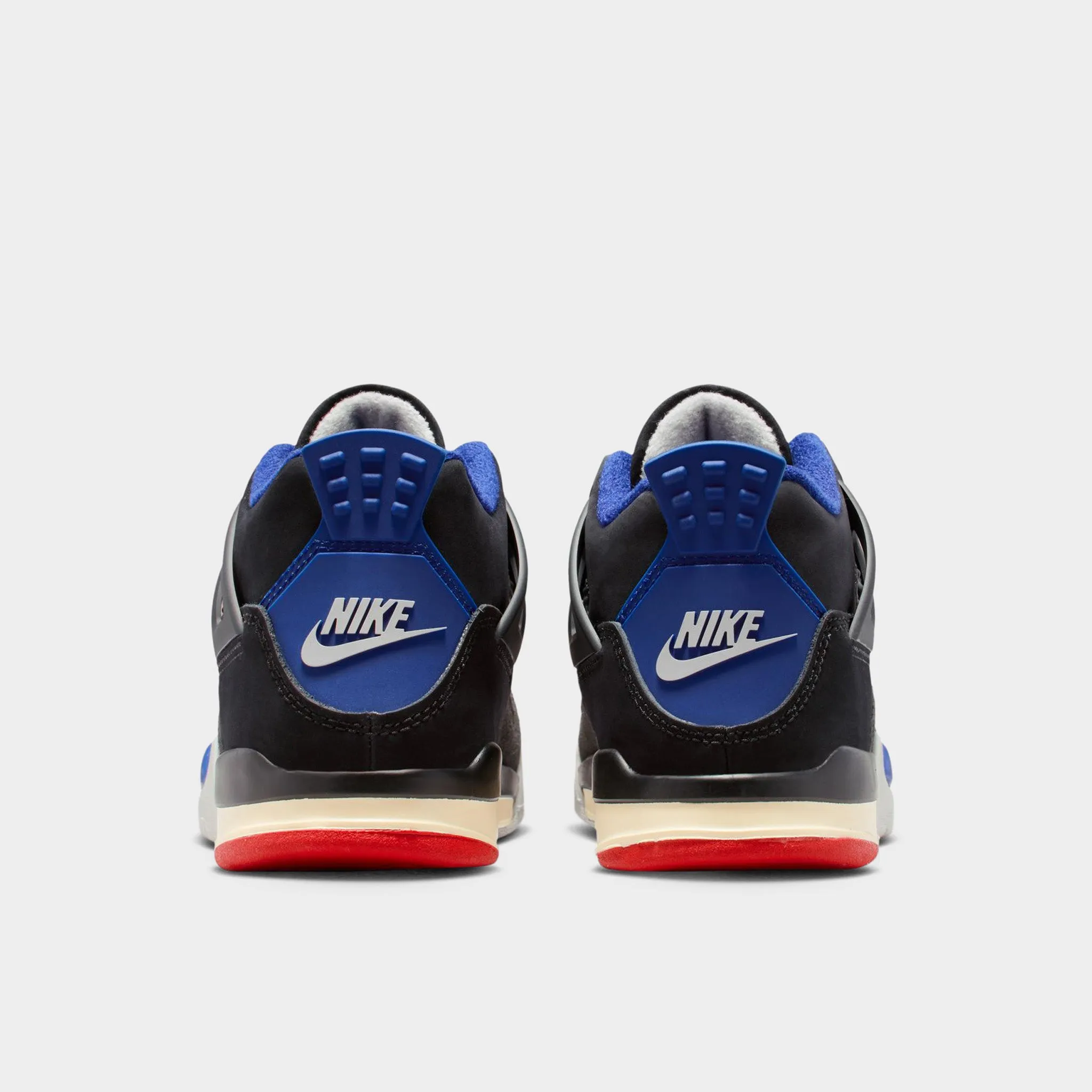 Play Driven Frame Heel counter Jordan 4 Retro PS Black / Fire Red - Deep Royal Blue