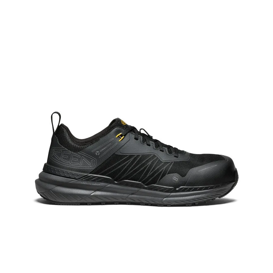 In-demand Men's Speedworks Work Sneaker (Carbon Toe)  |  Black/Steel Grey
