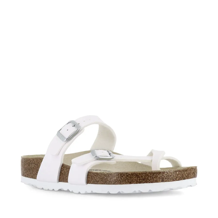 MAYARI BIRKO-FLOR - WHITE All Season Comfortable Vacation Sandals