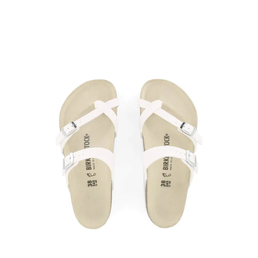 MAYARI BIRKO-FLOR - WHITE Black Chic Trendy Travel Sandals