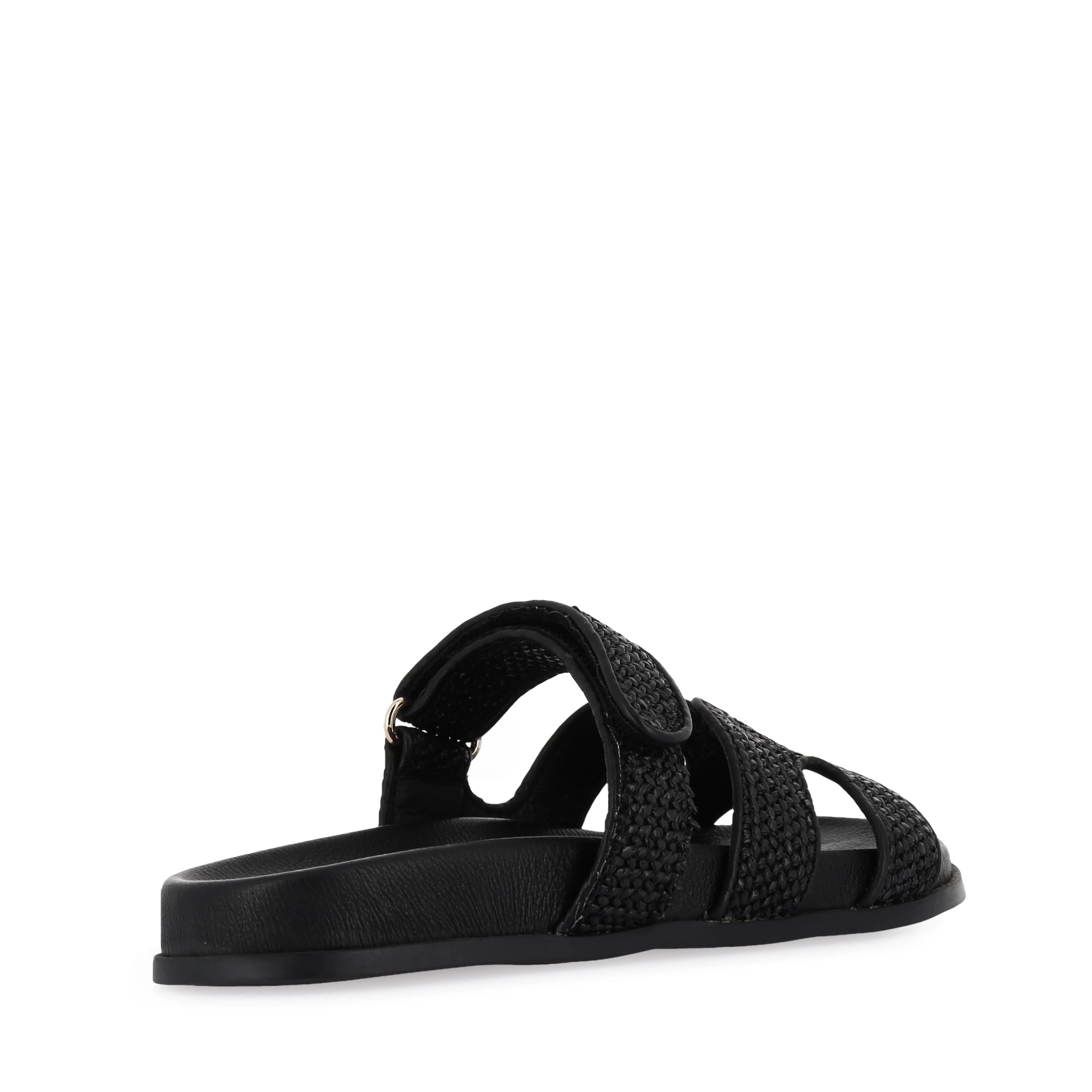 Traction HAYZLEN - BLACK BLACK WOVEN LEATHER
