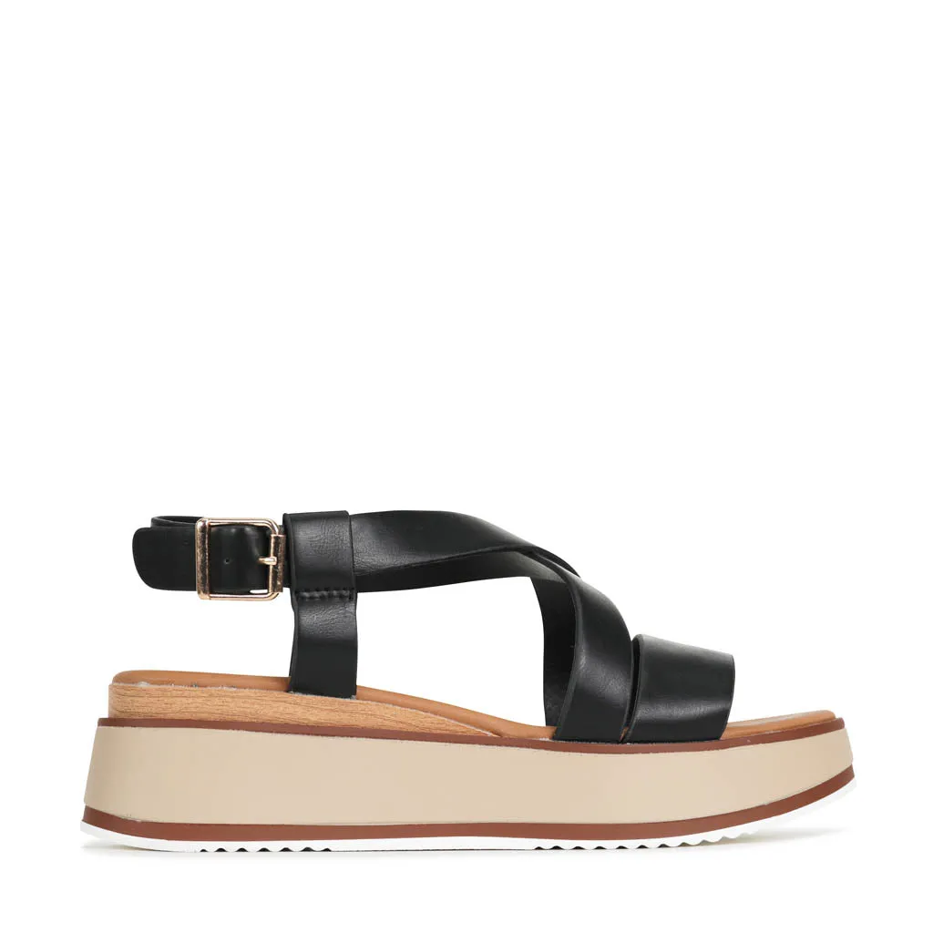 KADE SLING-BACK WEDGE SANDALS bike ride
