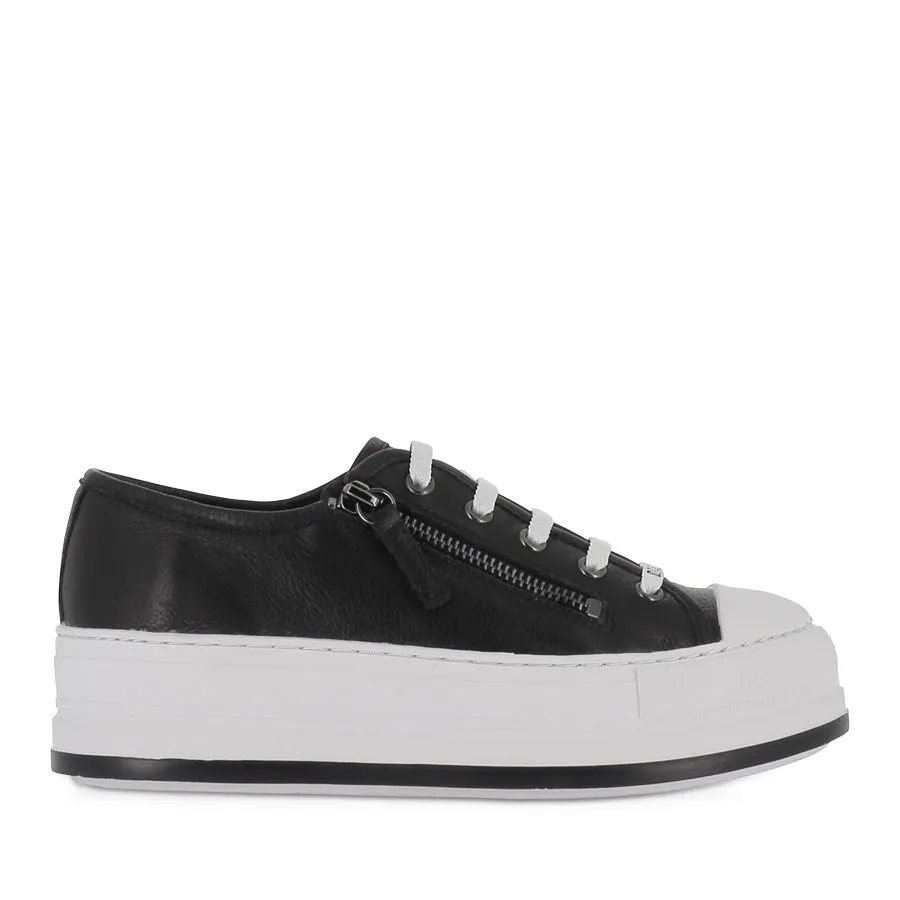 GIZA - BLACK LEATHER Fog Hike Snow Path