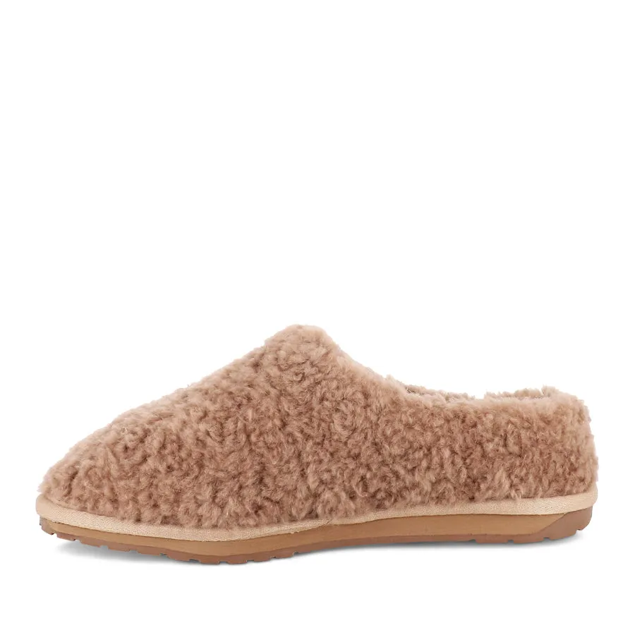 JOY TEDDY - CAMEL Cozy Sandal energy returning