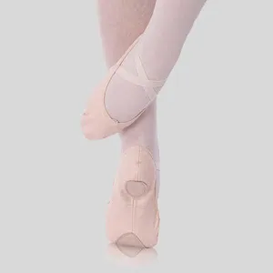 Shock-absorbent look tight - fit ANGELO LUZIO LOW VAMP CANVAS BALLET SLIPPER - CHILD #247C