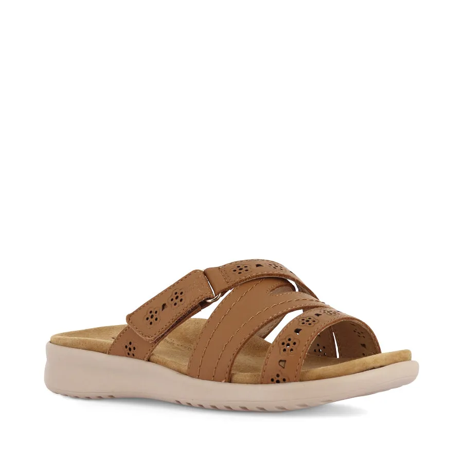 BYLIA XW - TAN LEATHER Adjustable lacing