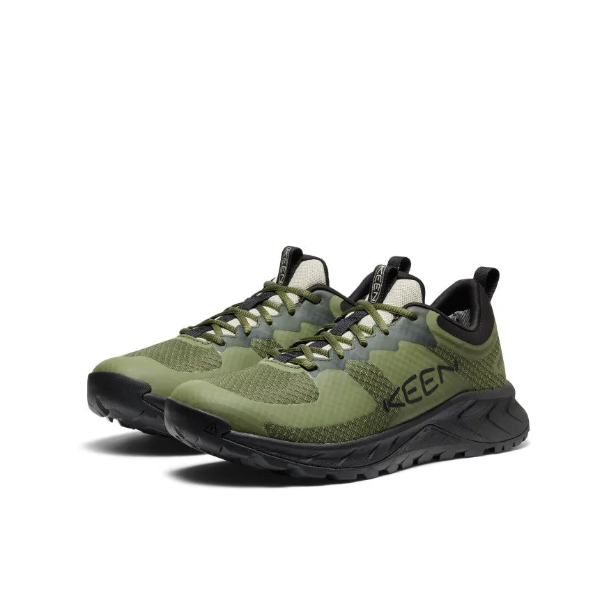 Shock-absorbent flexibility Men's Versacore Waterproof Shoe  |  Bronze Green/Black