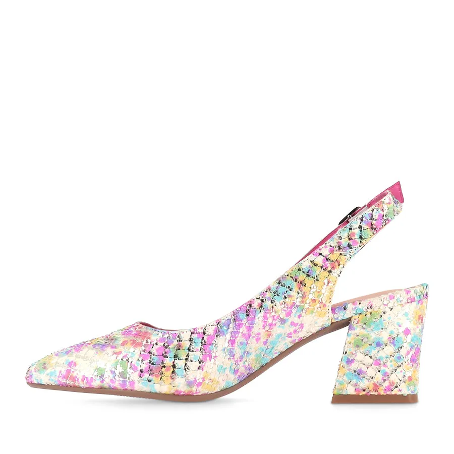 MALIA - MAGENTA MULTI CUT LEATHER Fund Glow Farm Glow