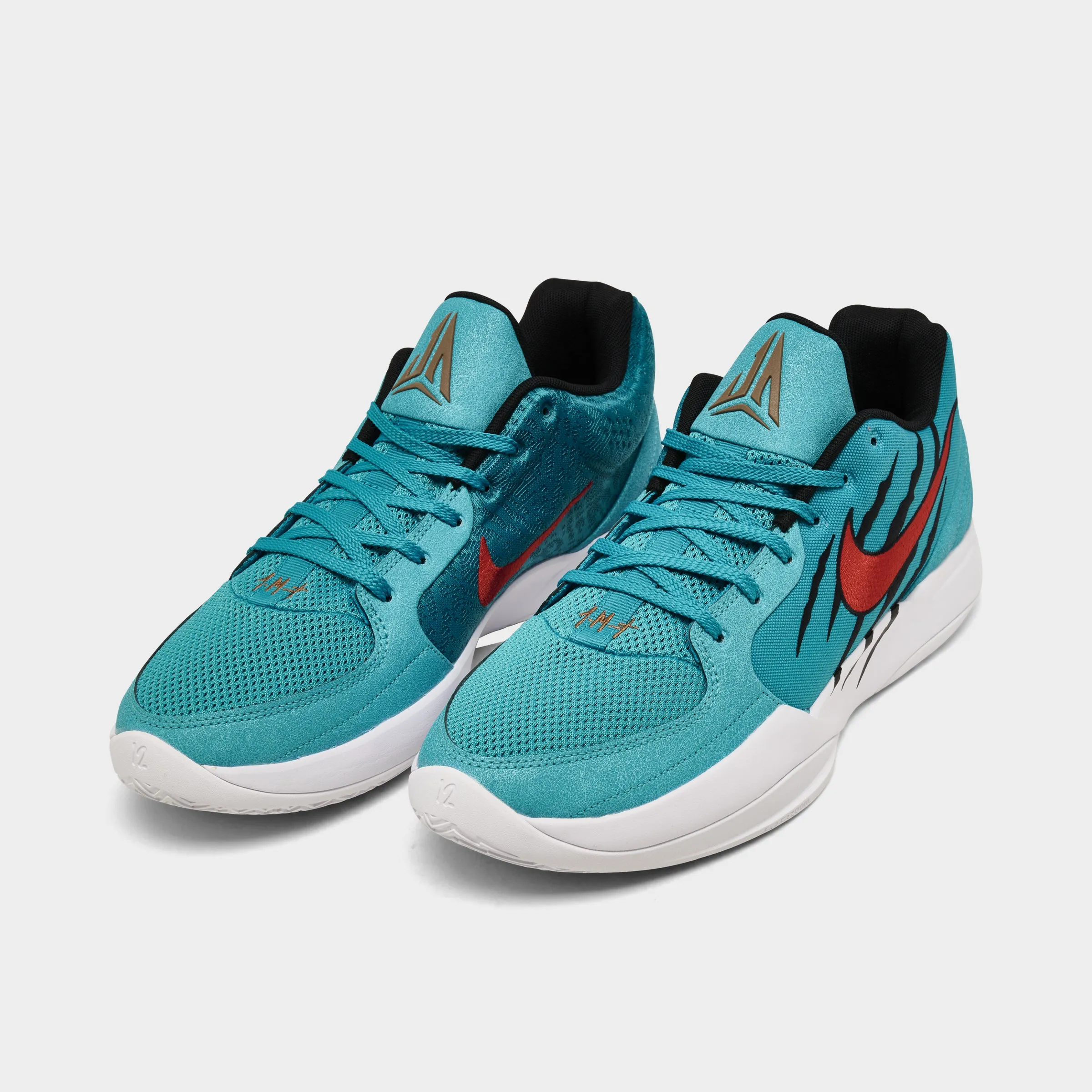 Wide Base Synthetic Nike Ja 2 Rapid Teal / University Red - Black