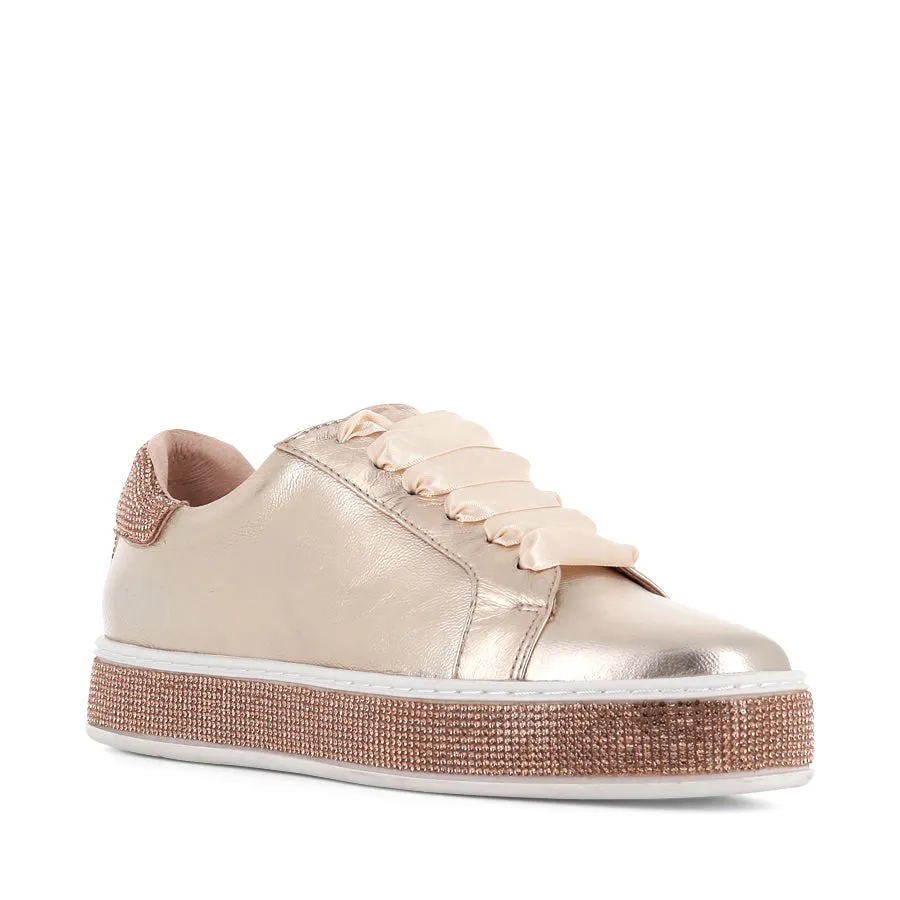 Advanced Foot Support Go Further PLUMA - CHAMPAGNE LEATHER