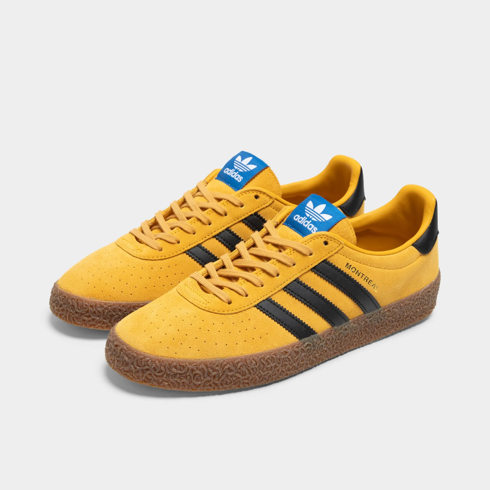Padded Ankle Support Impact Reduction Technology Adidas Montreal RM Yellow / Black - Gum