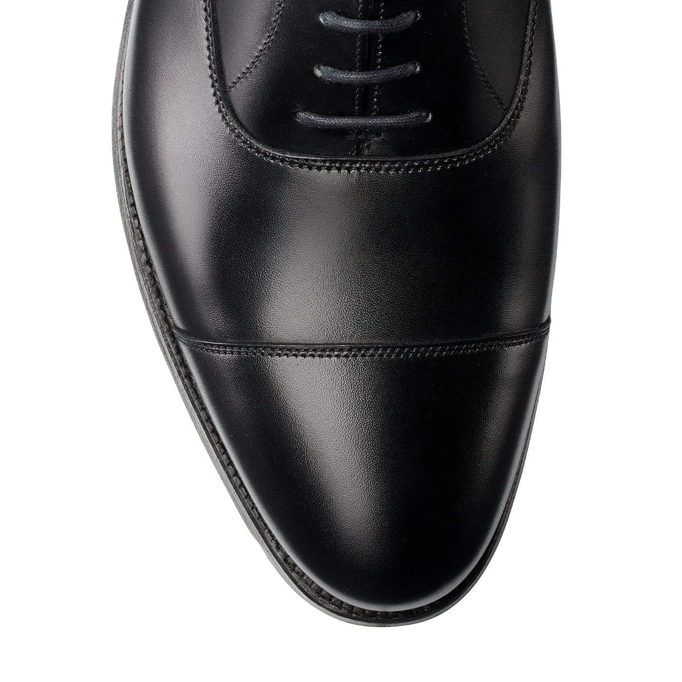 Radstock Black Calf (G Fitting) Comfort Wear Shoes