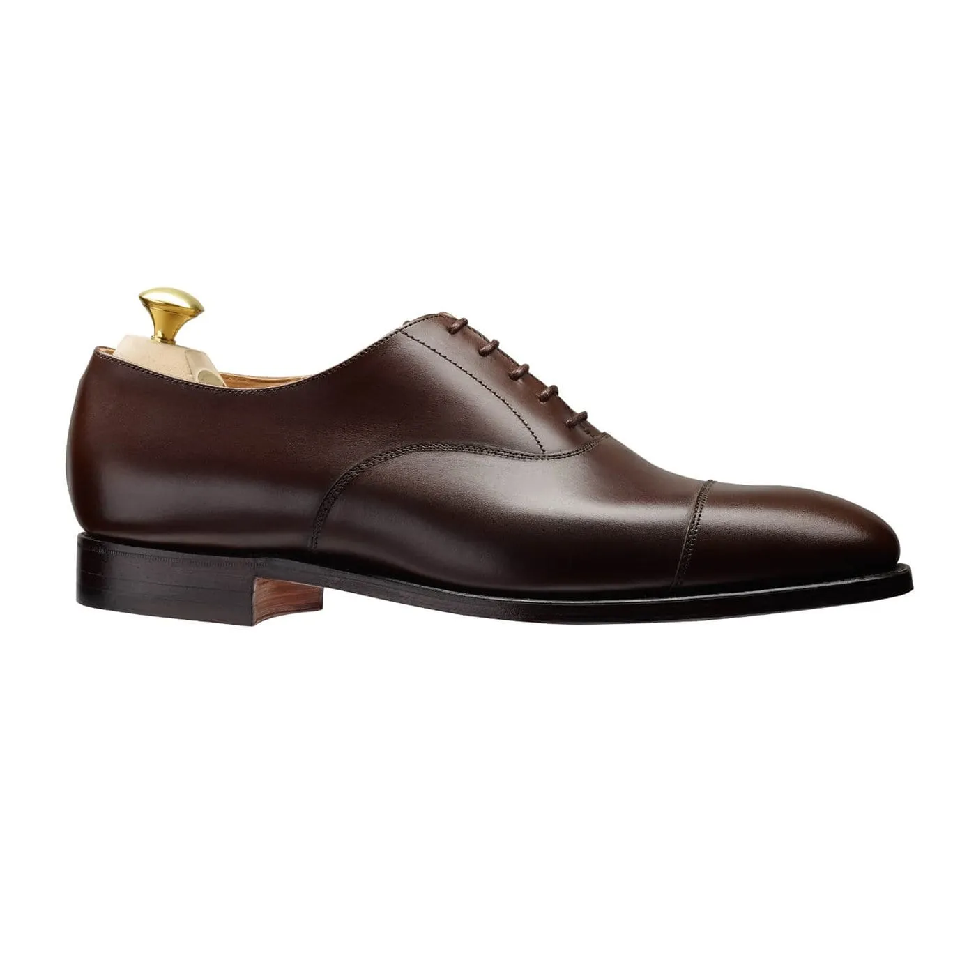 Smart Office Wear Reliable Comfort Radstock Dark Brown Burnished Calf