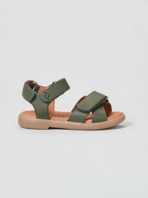 Cut Outs Rae Infant Cross-Strap Sandal Khaki