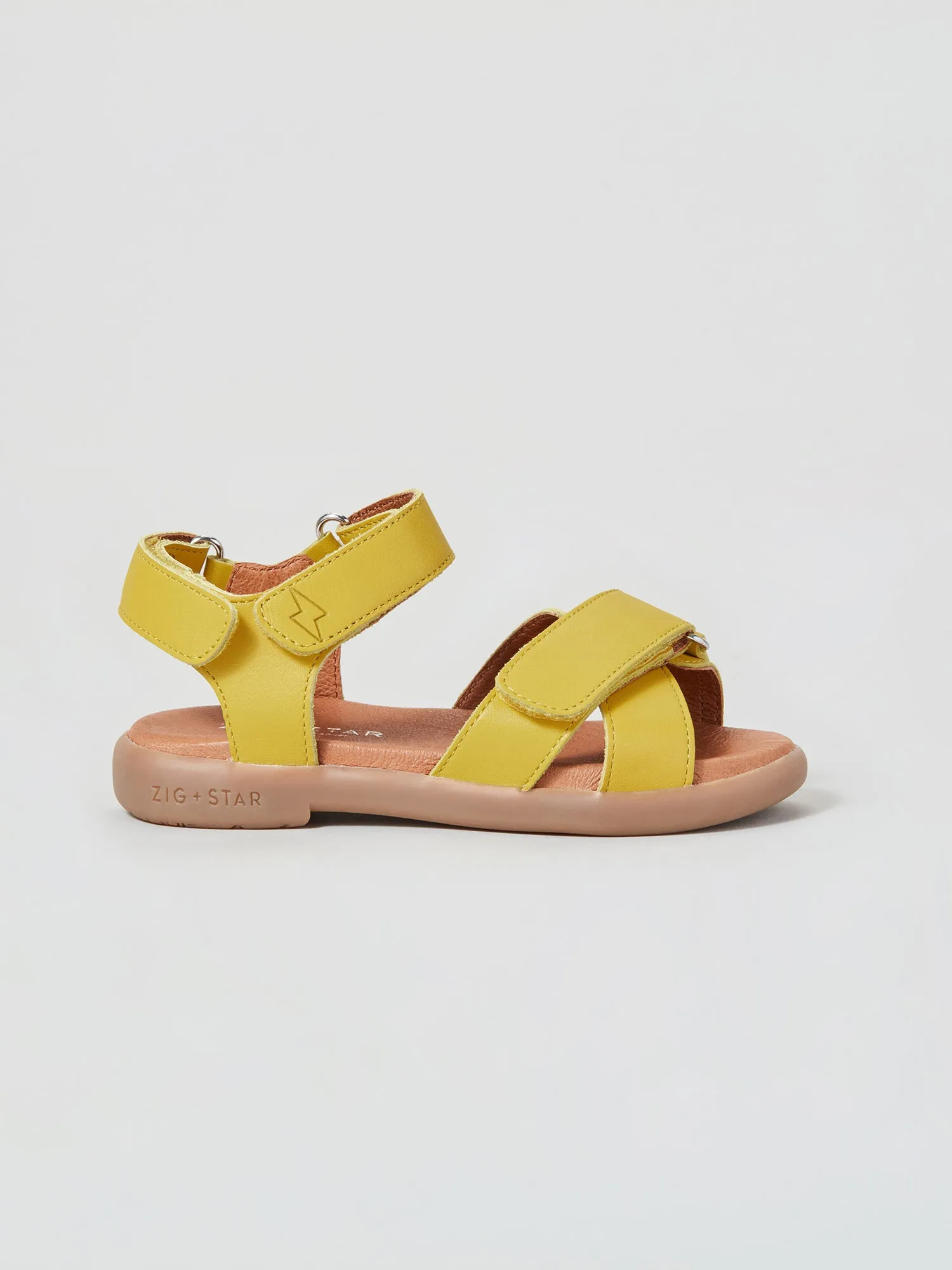 Rae Infant Cross-Strap Sandal Yellow Green Fresh