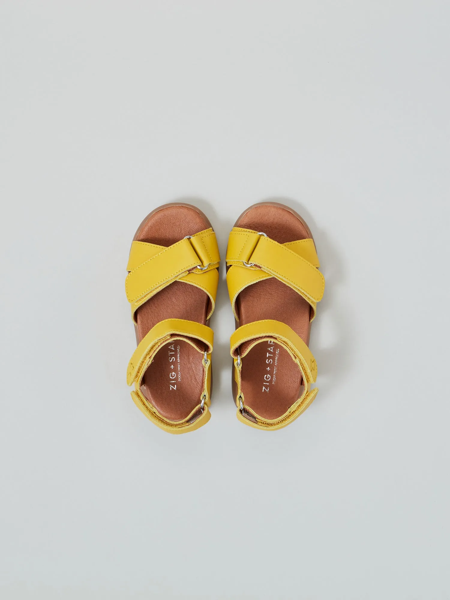 All Gender Rae Infant Cross-Strap Sandal Yellow