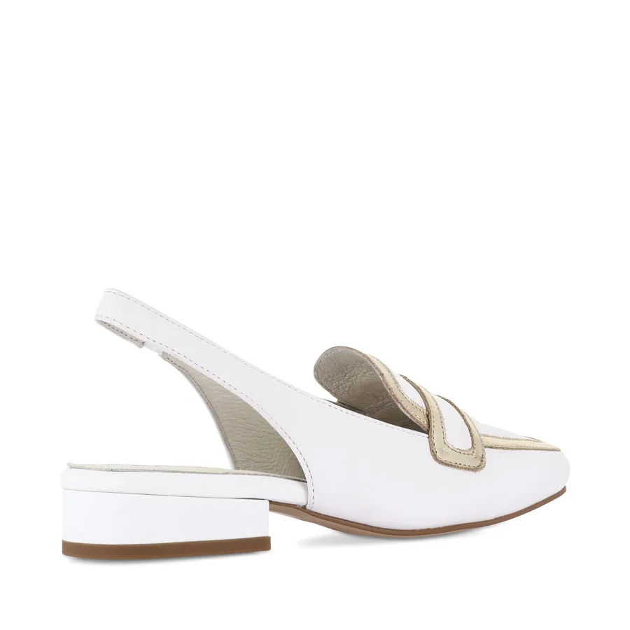 RAGUS - WHITE/GOLD LEATHER All Firm Strong Guard