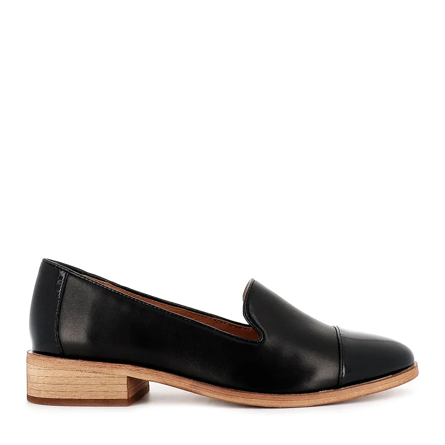 RANDOM - BLACK LEATHER BLACK PATENT Dawn Move Comfortable Everyday Footwear