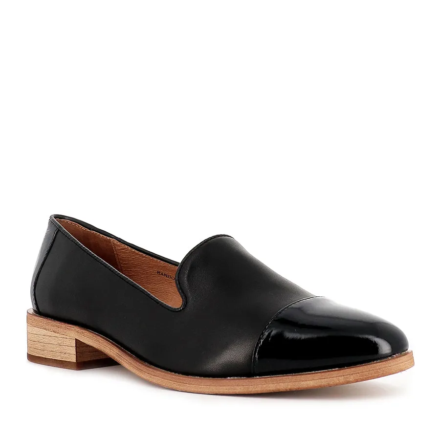 RANDOM - BLACK LEATHER BLACK PATENT All weather
