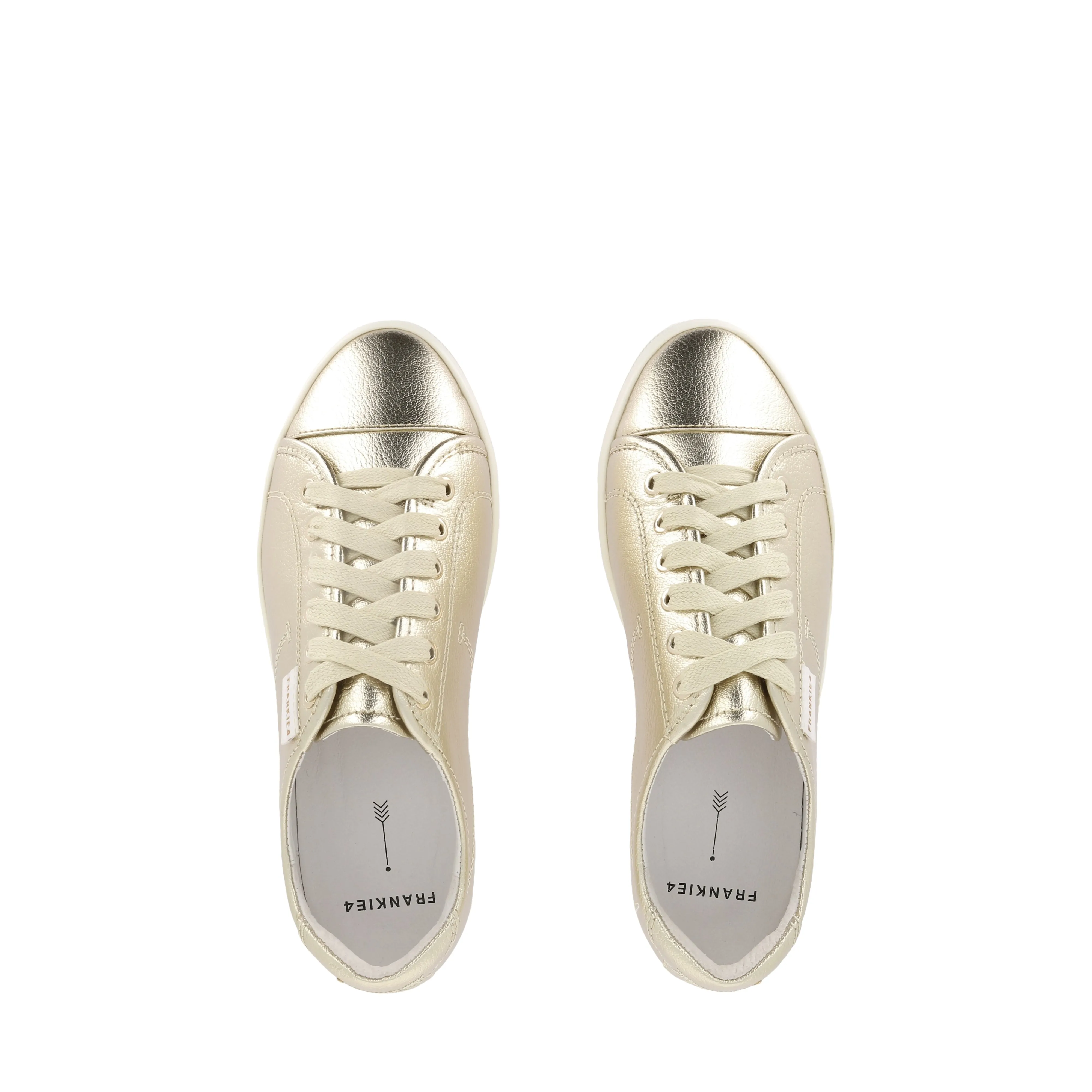 NAT III - GOLD TUMBLED LEATHER Basketball sneakers