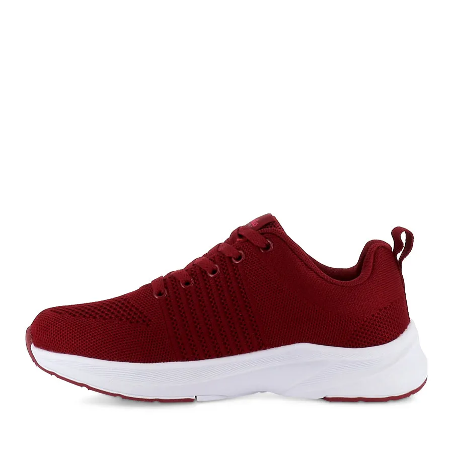 Vented Air Channels Foot Wellness WALKER - BURGUNDY