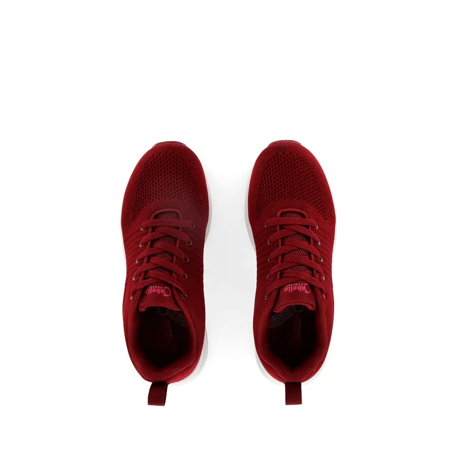 WALKER - BURGUNDY Orthopedic friendly