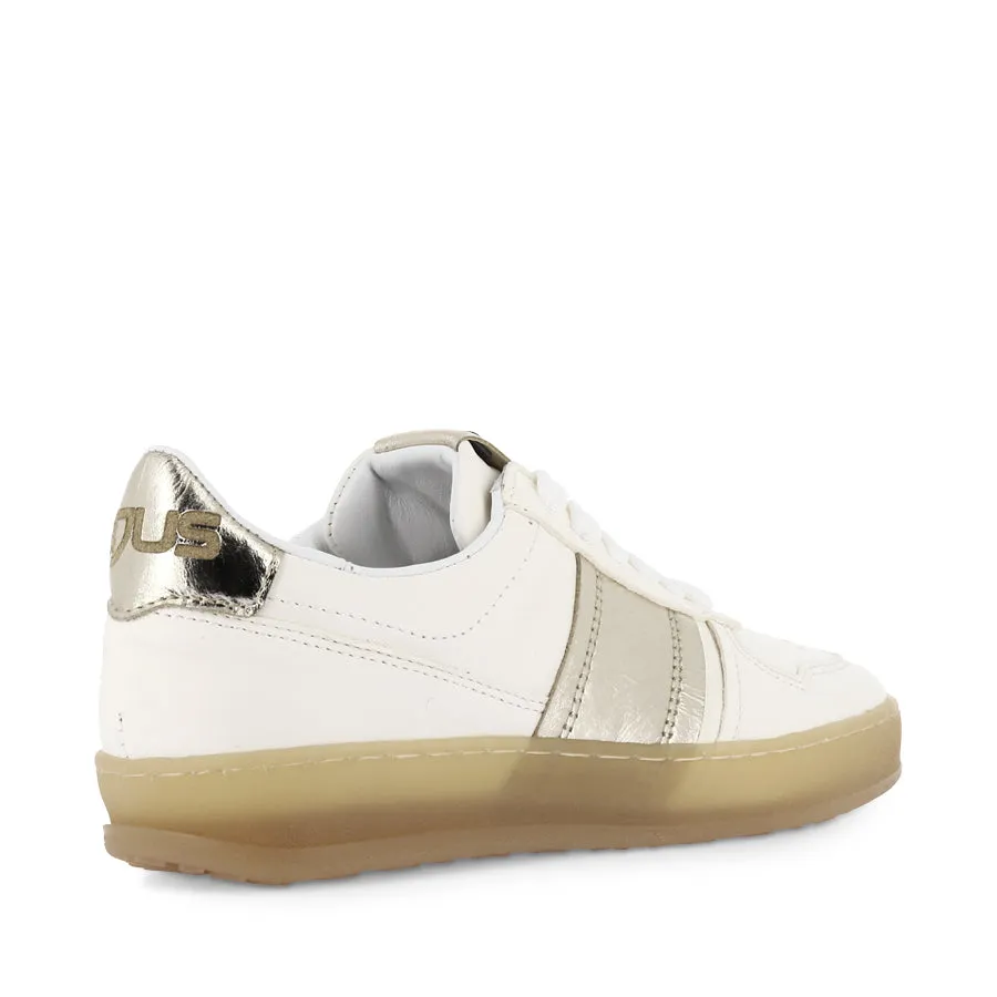 Good resilience Comfort Soles TALIA - WHITE/GOLD LEATHER