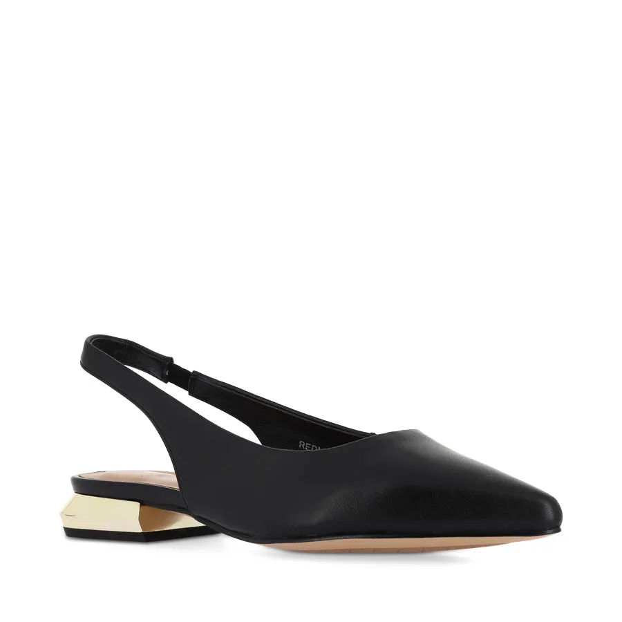 Comfortable Design Shoes Long Wear REDMAN - BLACK BLACK LEATHER